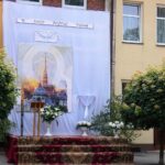 Wiślica. Procesja Bożego Ciała. Ołtarz / Adek Wieczorek