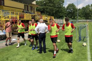 Piłkarze Korony Kielce rozpoczęli przygotowania do nowego sezonu / Rafał Szymczyk / Radio Kielce