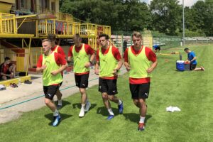 Piłkarze Korony Kielce rozpoczęli przygotowania do nowego sezonu / Rafał Szymczyk / Radio Kielce