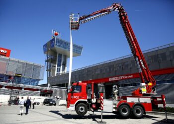 Kielce. Międzynarodowe Targi Sprzętu i Wyposażenia Straży Pożarnej i Służb Ratowniczych IFRE / Jarosław Kubalski / Radio Kielce