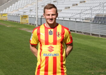 Mateusz Spychała w barwach Korony Kielce / Korona Kielce