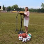 Otwarcie kompleksu sportowo-dydaktycznego przy Szkole Podstawowej w Oleśnicy. Anna Krupka - posłanka PiS / Marta Gajda / Radio Kielce