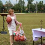 Otwarcie kompleksu sportowo-dydaktycznego przy Szkole Podstawowej w Oleśnicy. Anna Krupka - posłanka PiS / Marta Gajda / Radio Kielce