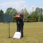 Otwarcie kompleksu sportowo-dydaktycznego przy Szkole Podstawowej w Oleśnicy. Krzysztof Lipiec - poseł PiS / Marta Gajda / Radio Kielce