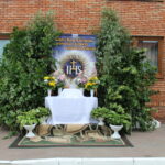 Kazimierza Wielka. Ołtarz przy ulicy Głowackiego / Anna Głąb / Radio Kielce