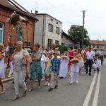 Kazimierza Wielka. Boże Ciało. Procesja. Kościół pw. Podwyższenia Krzyża Świętego / Marta Gajda / Radio Kielce