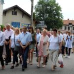 Kazimierza Wielka. Boże Ciało. Procesja. Kościół pw. Podwyższenia Krzyża Świętego / Marta Gajda / Radio Kielce