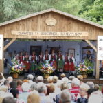 17.06.2018 Tokarnia. Park etnograficzny.  Gala finałowa konkursu  „Jawor u źródeł kultury” / Jarosław Kubalski / Radio Kielce