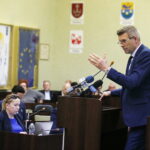 11.04.2019 Kielce. UM. Sesja rady miasta. Prezydent Bogdan Wenta / Jarosław Kubalski / Radio Kielce