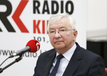 14.04.2019 Radio Kielce. Studio Polityczne. Poseł PiS Krzysztof Lipiec / Jarosław Kubalski / Radio Kielce