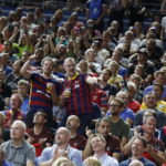 Kolonia. Final Four Ligi Mistrzów. Mecz Barcelona - Vardar Skopje / Jarosław Kubalski / Radio Kielce