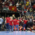 Kolonia. Final Four Ligi Mistrzów. Mecz Barcelona - Vardar Skopje / Jarosław Kubalski / Radio Kielce