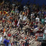 Kolonia. Final Four Ligi Mistrzów. Mecz Barcelona - Vardar Skopje / Jarosław Kubalski / Radio Kielce