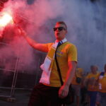 Kolonia. Final Four Ligi Mistrzów. Kibice przed meczem PGE Vive Kielce - Barcelona / Jarosław Kubalski / Radio Kielce