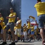 Kolonia. Final Four Ligi Mistrzów. Kibice przed meczem PGE Vive Kielce - Barcelona / Jarosław Kubalski / Radio Kielce