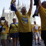 Kolonia. Final Four Ligi Mistrzów. Kibice przed meczem PGE Vive Kielce - Barcelona / Jarosław Kubalski / Radio Kielce