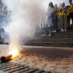 Kolonia. Final Four Ligi Mistrzów. Kibice przed meczem PGE Vive Kielce - Barcelona / Jarosław Kubalski / Radio Kielce