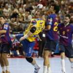 Kolonia. Final Four. Mecz Barcelona - PGE Vive / Jarosław Kubalski / Radio Kielce