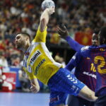 Kolonia. Final Four. Mecz Barcelona - PGE Vive / Jarosław Kubalski / Radio Kielce