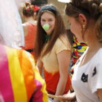 08.06.2019 Kielce. 10 lecia istnienia kieleckiego oddziału Fundacji Dr Clown. Parada wolontariuszy / Jarosław Kubalski / Radio Kielce