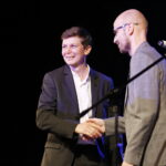 16.06.2019 Kielce. Teatr Żeromskiego. Dzikie Róże. Gazeta Wyborcza nagrodziła Dawida Żłobińskiego / Jarosław Kubalski / Radio Kielce