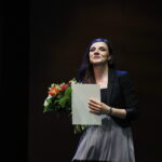 21.06.2019 Kielce. KCK. Nagrody za osiągnięcia dziedzinie kultur. Z rąk prezydenta Bogdana Wenty i radnej Joanny Winiarskiej otrzymuje Monika Kuc - Piechota / Jarosław Kubalski / Radio Kielce