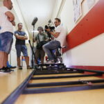 24.06.2019 Kielce. Szpital Zespolony. Ekipa TVP3 kreci klip na potrzeby kampanii "SOR-y ratują życie" / Jarosław Kubalski / Radio Kielce