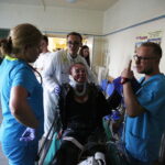 24.06.2019 Kielce. Szpital Zespolony. Ekipa TVP3 kreci klip na potrzeby kampanii "SOR-y ratują życie" / Jarosław Kubalski / Radio Kielce