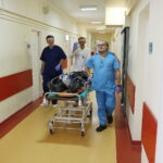 24.06.2019 Kielce. Szpital Zespolony. Ekipa TVP3 kreci klip na potrzeby kampanii "SOR-y ratują życie" / Jarosław Kubalski / Radio Kielce