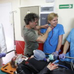 24.06.2019 Kielce. Szpital Zespolony. Ekipa TVP3 kreci klip na potrzeby kampanii "SOR-y ratują życie" / Jarosław Kubalski / Radio Kielce