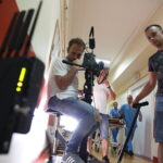 24.06.2019 Kielce. Szpital Zespolony. Ekipa TVP3 kreci klip na potrzeby kampanii "SOR-y ratują życie" / Jarosław Kubalski / Radio Kielce