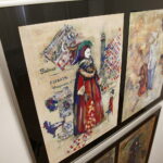 28.06.2019 Busko - Zdrój. Galeria "Zielona" i Fundacja im. Edwarda Kusztala - wystawa projektów kostiumów Małgorzaty Słoniowskiej do oper / Radio Kielce