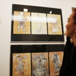 28.06.2019 Busko - Zdrój. Galeria "Zielona" i Fundacja im. Edwarda Kusztala - wystawa projektów kostiumów Małgorzaty Słoniowskiej do oper / Radio Kielce