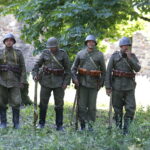 30.06.2019 Bobrza. Grupa rekonstrukcyjna. Inscenizacja epizodu obrony Westerplatte / Jarosław Kubalski / Radio Kielce
