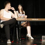 13.06.2019 Kielce. Teatr Lalki i Aktora "Kubuś". Spektakl „Tango” Sławomira Mrożka w wykonaniu uczniów V Liceum Ogólnokształcącego im. Piotra Ściegiennego / Jarosław Kubalski / Radio Kielce