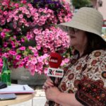 Bodzentyn. Plenerowy Raport Dnia. Ewa Okońska / Krzysztof Bujnowicz / Radio Kielce