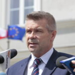 Konferencja prasowa Bogdana Wenty - prezydenta Kielc. Na zdjęciu Bogdan Wenta - prezydent Kielc / Marzena Mąkosa / Radio Kielce