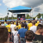 Strefa Kibica Final Four Ligi Mistrzów piłkarzy ręcznych na stadionie lekkoatletycznym przy ulicy Leszka Drogosza / Marzena Mąkosa / Radio Kielce