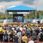 Strefa Kibica Final Four Ligi Mistrzów piłkarzy ręcznych na stadionie lekkoatletycznym przy ulicy Leszka Drogosza / Marzena Mąkosa / Radio Kielce