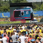 Strefa Kibica Final Four Ligi Mistrzów piłkarzy ręcznych na stadionie lekkoatletycznym przy ulicy Leszka Drogosza / Marzena Mąkosa / Radio Kielce