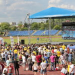 Strefa Kibica Final Four Ligi Mistrzów piłkarzy ręcznych na stadionie lekkoatletycznym przy ulicy Leszka Drogosza / Marzena Mąkosa / Radio Kielce