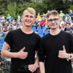 Strefa Kibica Final Four Ligi Mistrzów piłkarzy ręcznych na stadionie lekkoatletycznym przy ulicy Leszka Drogosza / Marzena Mąkosa / Radio Kielce