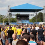 Strefa Kibica Final Four Ligi Mistrzów piłkarzy ręcznych na stadionie lekkoatletycznym przy ulicy Leszka Drogosza / Marzena Mąkosa / Radio Kielce