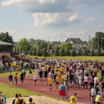 Strefa Kibica Final Four Ligi Mistrzów piłkarzy ręcznych na stadionie lekkoatletycznym przy ulicy Leszka Drogosza / Marzena Mąkosa / Radio Kielce