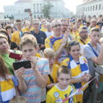 Uroczysta feta na Rynku piłkarzy ręcznych PGE Vive / Marzena Mąkosa / Radio Kielce