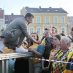 Uroczysta feta na Rynku piłkarzy ręcznych PGE Vive / Marzena Mąkosa / Radio Kielce