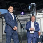Uroczysta feta na Rynku piłkarzy ręcznych PGE Vive / Marzena Mąkosa / Radio Kielce