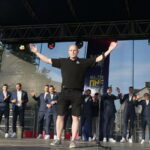 Uroczysta feta na Rynku piłkarzy ręcznych PGE Vive / Marzena Mąkosa / Radio Kielce