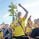 Uroczysta feta na Rynku piłkarzy ręcznych PGE Vive / Marzena Mąkosa / Radio Kielce