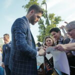 Uroczysta feta na Rynku piłkarzy ręcznych PGE Vive / Marzena Mąkosa / Radio Kielce